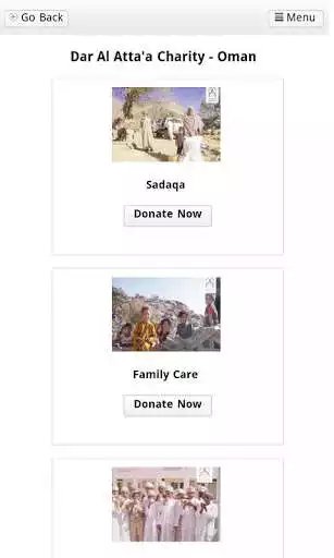 Play Official Donations App (Oman) as an online game Official Donations App (Oman) with UptoPlay