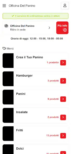 Play Officina Del Panino as an online game Officina Del Panino with UptoPlay