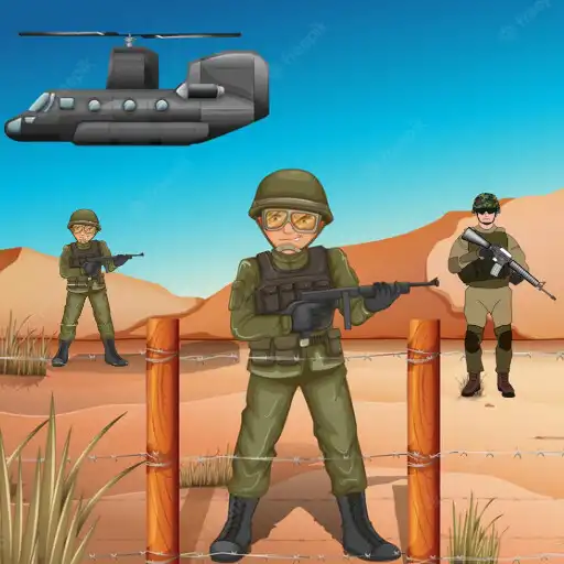 Play offline army battle 2d game APK