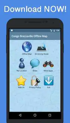 Play Offline Congo Maps - Gps navigation that talks