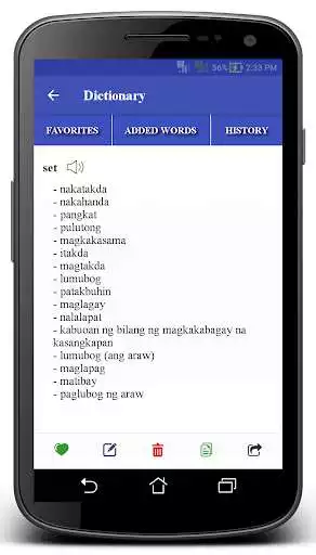 Play Offline: English to Filipino Dictionary as an online game Offline: English to Filipino Dictionary with UptoPlay