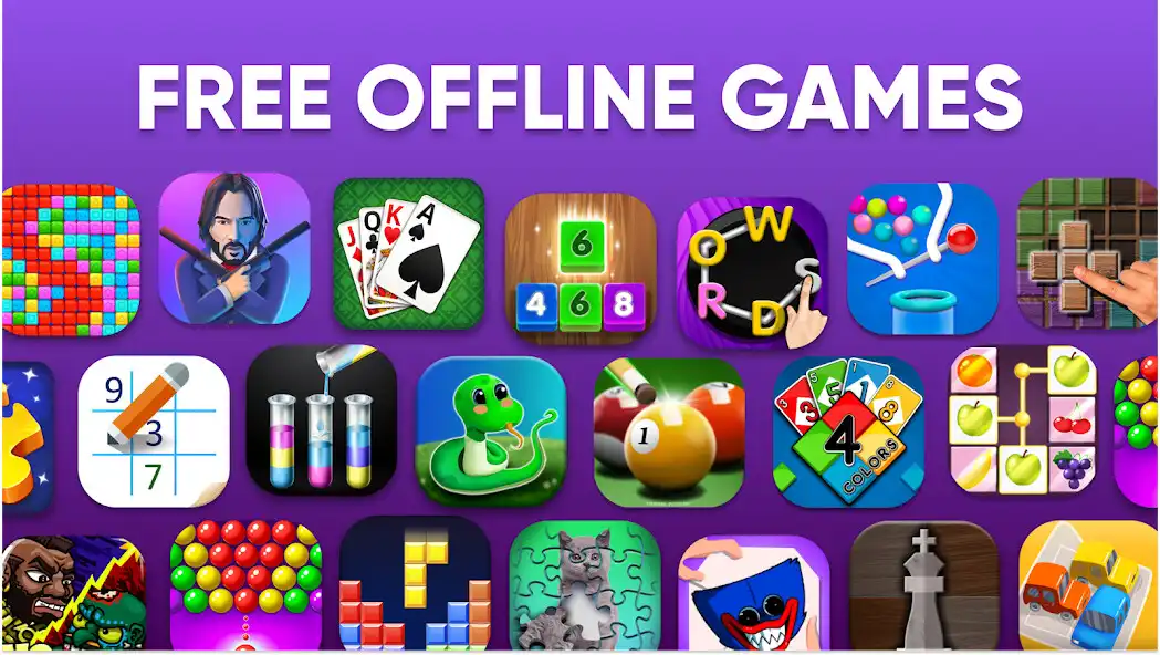 Play Offline Games - Fun - No WiFi as an online game Offline Games - Fun - No WiFi with UptoPlay