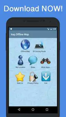 Play Offline Iraq Maps - Gps navigation that talks