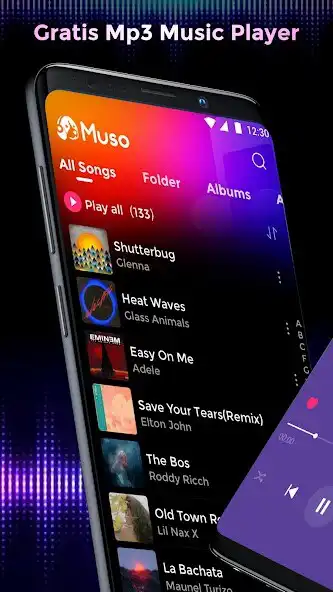 Play Offline Music Mp3 Player- Muso  and enjoy Offline Music Mp3 Player- Muso with UptoPlay