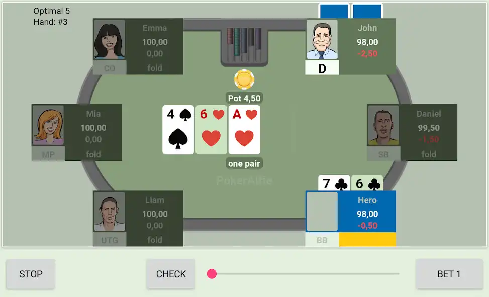 Play Offline Poker with AI PokerAlfie - Pro Poker as an online game Offline Poker with AI PokerAlfie - Pro Poker with UptoPlay