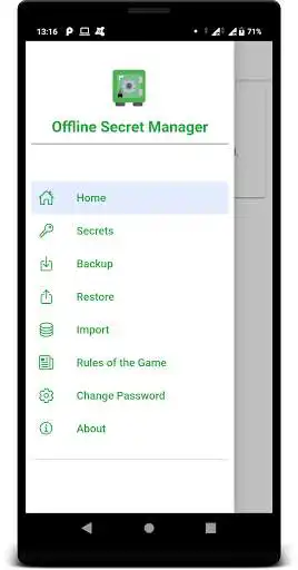 Play Offline Secret Manager as an online game Offline Secret Manager with UptoPlay