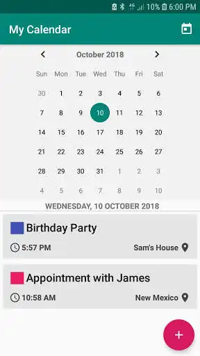 Play Offline Simple Calendar