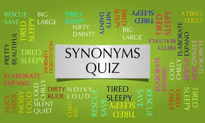 Play Offline Synonyms Quiz Play Offline Synonyms Quiz