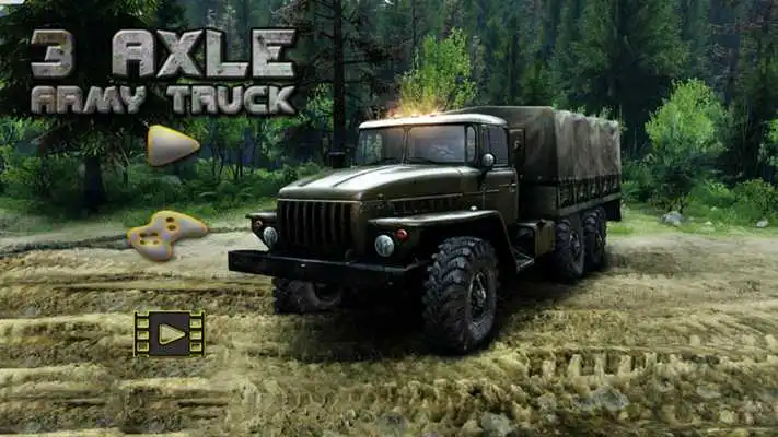 Play Offroad 3 Axle Army Truck