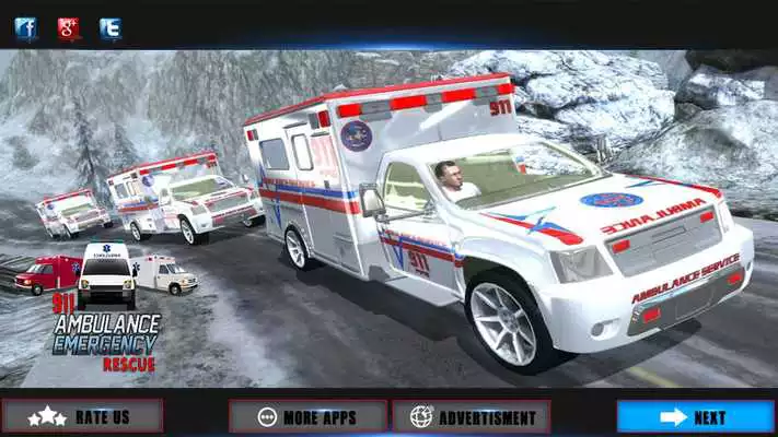 Play Offroad Ambulance Sim Hill 3d