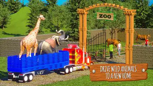Play Offroad Animal Transport Truck  and enjoy Offroad Animal Transport Truck with UptoPlay