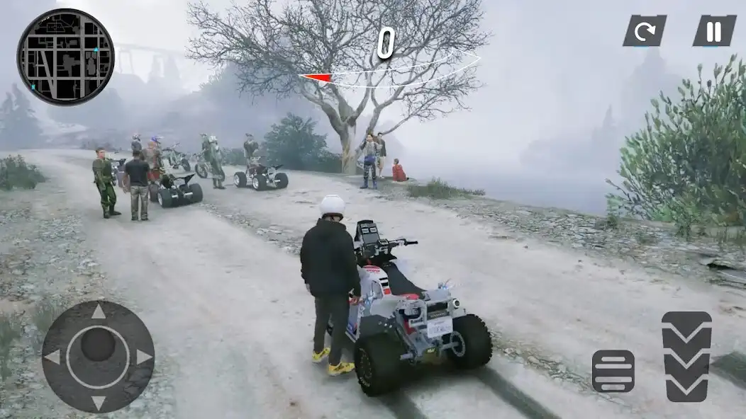 Play Offroad ATV QuadTrail Thrills as an online game Offroad ATV QuadTrail Thrills with UptoPlay