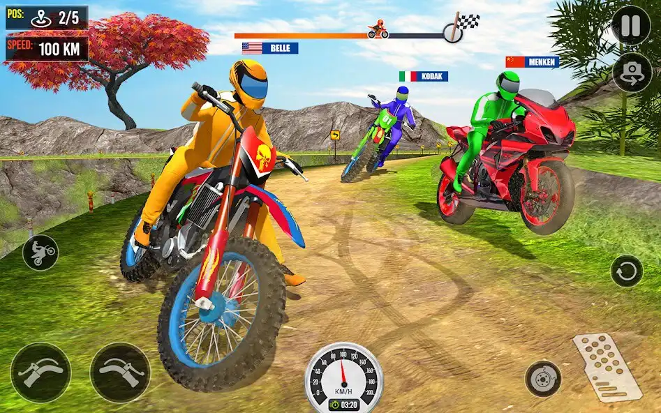 Play Offroad Bike Racing Bike Games as an online game Offroad Bike Racing Bike Games with UptoPlay