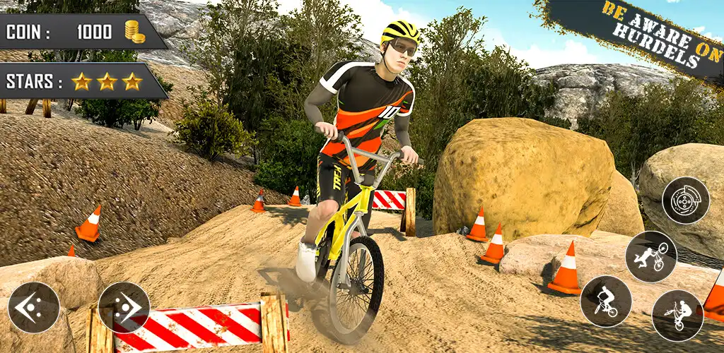 Play Offroad BMX Cycle Racing Games as an online game Offroad BMX Cycle Racing Games with UptoPlay