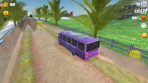 Play Offroad Bus Drive 2017 as an online game Offroad Bus Drive 2017 with UptoPlay