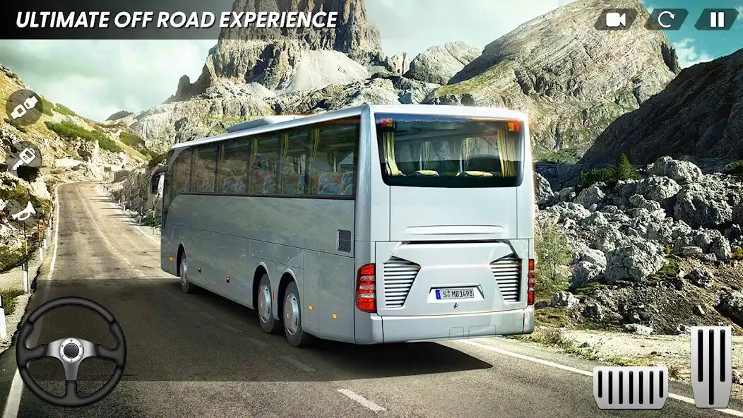 Play Offroad Bus Simulator Games 3D as an online game Offroad Bus Simulator Games 3D with UptoPlay