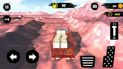 Play Offroad Cargo Truck Driver as an online game Offroad Cargo Truck Driver with UptoPlay