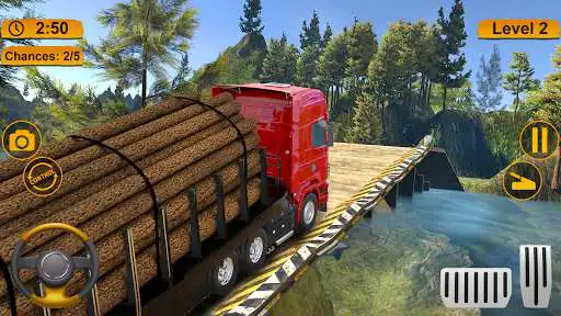 Play Offroad Cargo Truck Simulator as an online game Offroad Cargo Truck Simulator with UptoPlay