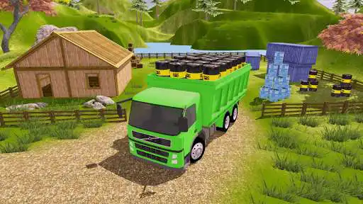 Play Offroad Cargo Truck Transport Simulator as an online game Offroad Cargo Truck Transport Simulator with UptoPlay