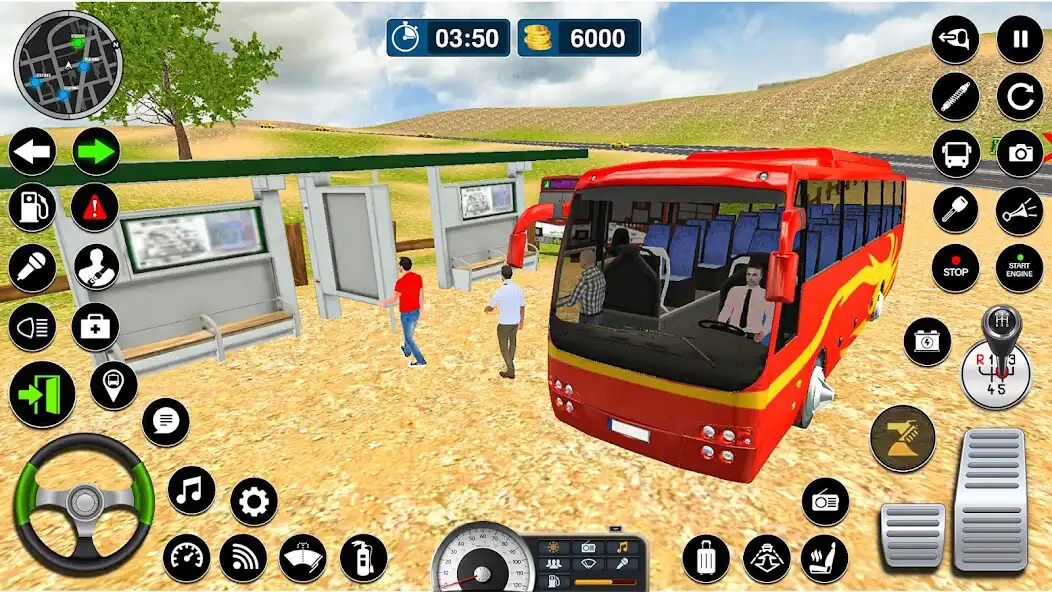 Play Offroad Coach Bus Driving Game as an online game Offroad Coach Bus Driving Game with UptoPlay