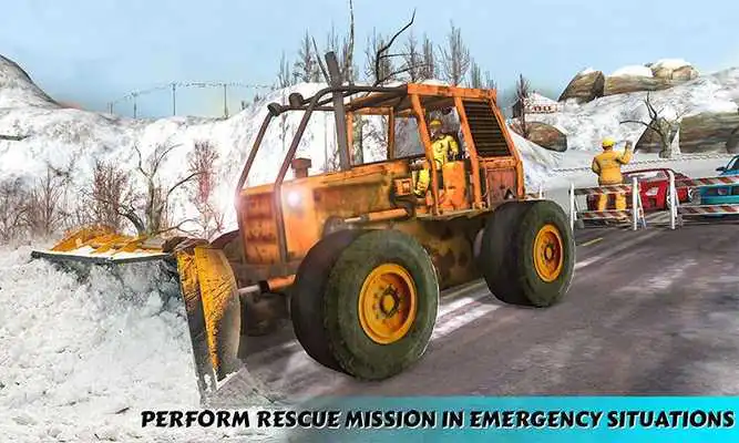 Play Offroad Excavator Crane Operator Snow Rescue 2018