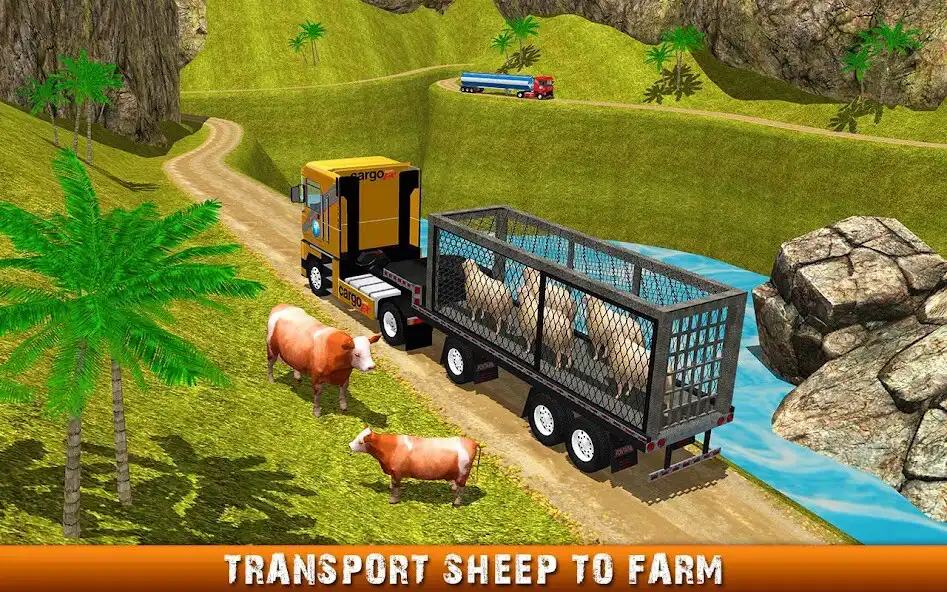 Play Offroad Farm Animal Truck as an online game Offroad Farm Animal Truck with UptoPlay
