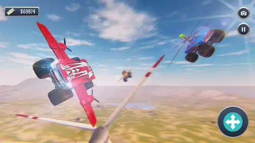 Play Offroad Flying Monster Truck Driving  and enjoy Offroad Flying Monster Truck Driving with UptoPlay