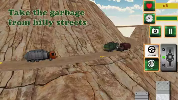 Play Off Road Garbage Truck 3D