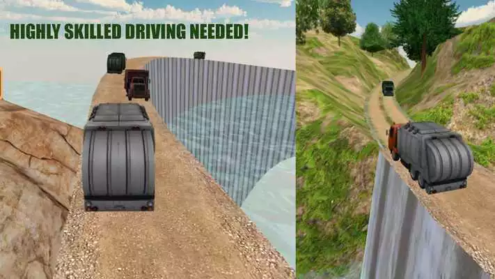 Play Off Road Garbage Truck 3D