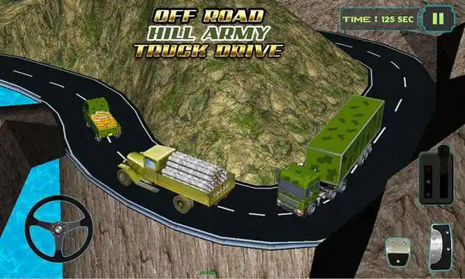 Play Off-Road Hill Army Truck Drive