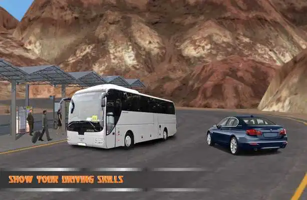 Play Off-road hilly bus sim