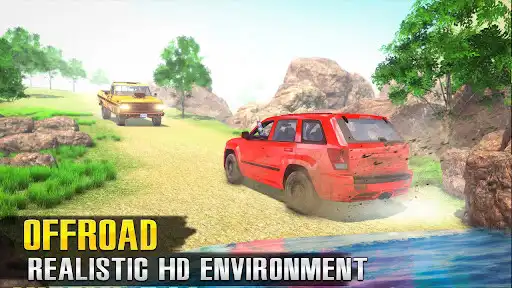 Play Offroad Jeep 4x4 Driving Games as an online game Offroad Jeep 4x4 Driving Games with UptoPlay