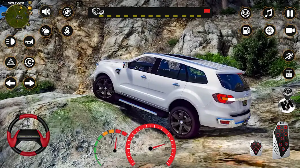 Play Offroad Jeep Driving: 4x4 Jeep as an online game Offroad Jeep Driving: 4x4 Jeep with UptoPlay