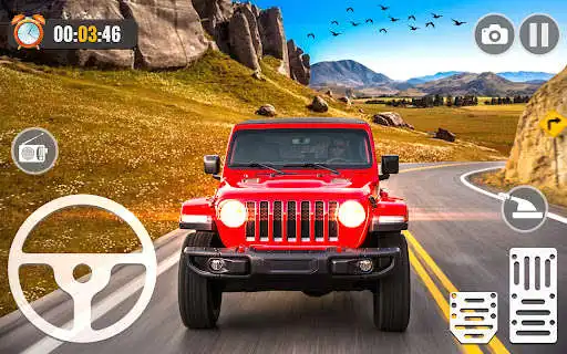 Play Offroad Jeep Driving Games 3D as an online game Offroad Jeep Driving Games 3D with UptoPlay