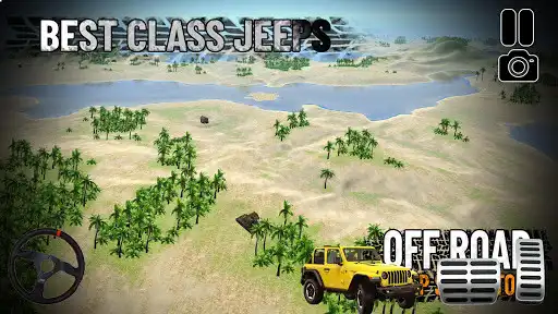 Play Offroad Jeep Driving Sim 3D as an online game Offroad Jeep Driving Sim 3D with UptoPlay