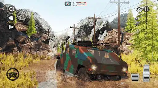 Play Offroad jeep Hill Driving Game as an online game Offroad jeep Hill Driving Game with UptoPlay
