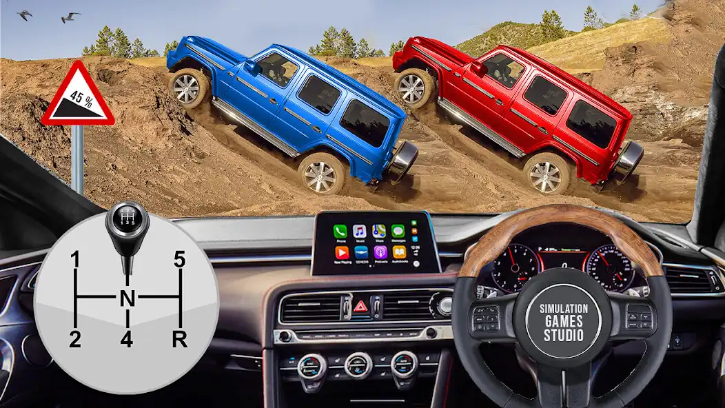 Play Offroad Jeep SUV Driving Game as an online game Offroad Jeep SUV Driving Game with UptoPlay