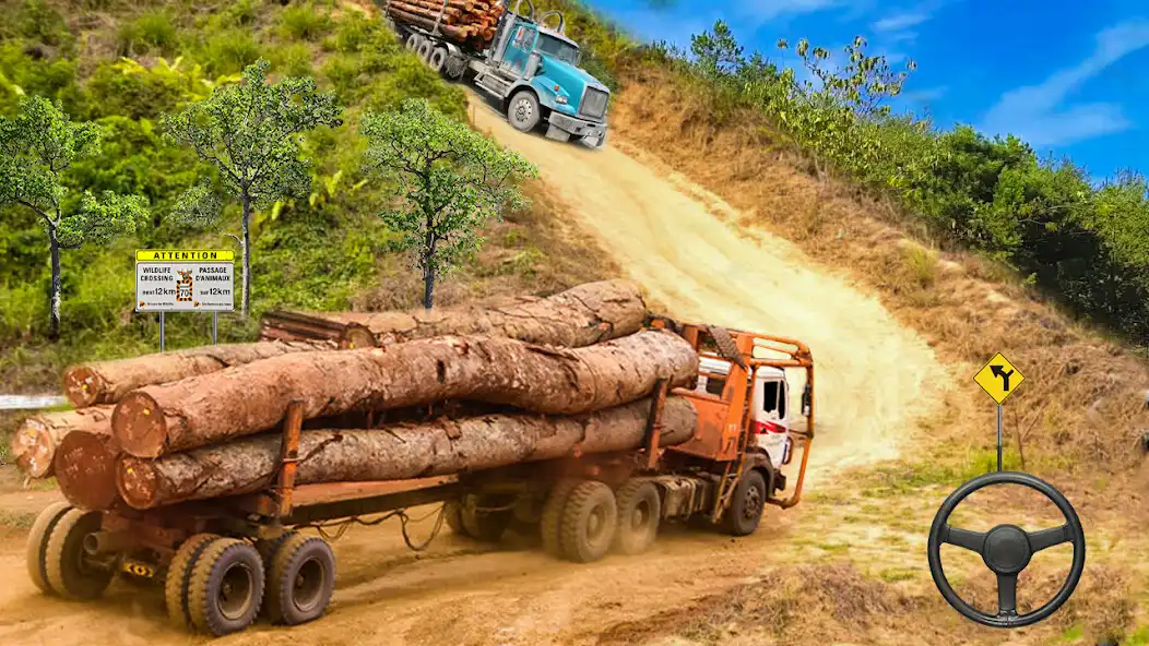 Play Offroad Logging Truck Games 3D  and enjoy Offroad Logging Truck Games 3D with UptoPlay