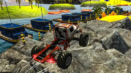 Play Offroad Mad Monster Truck as an online game Offroad Mad Monster Truck with UptoPlay