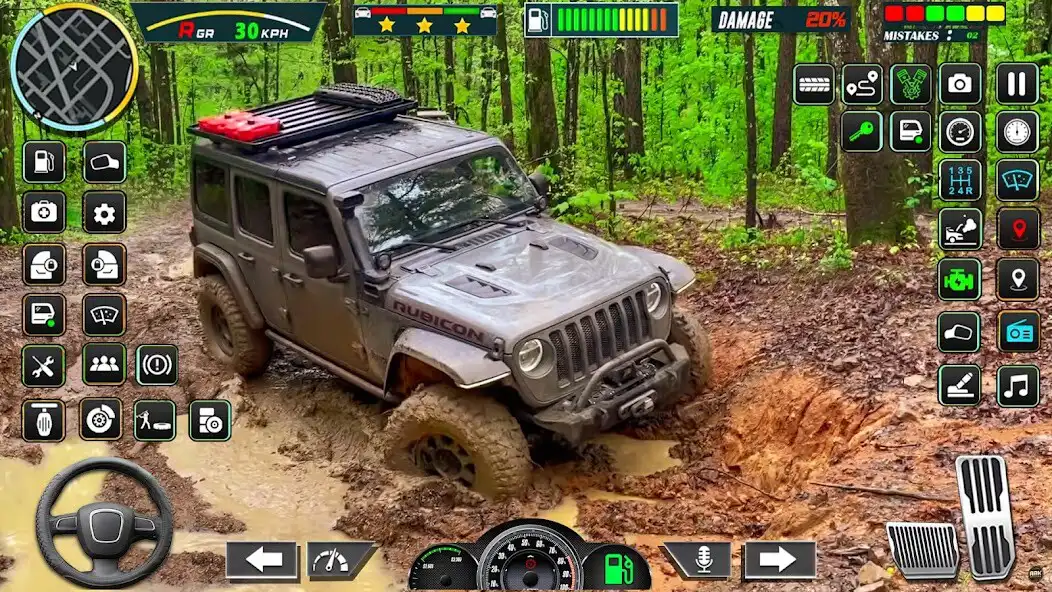 Play Offroad Mud Jeep Simulator 3d as an online game Offroad Mud Jeep Simulator 3d with UptoPlay