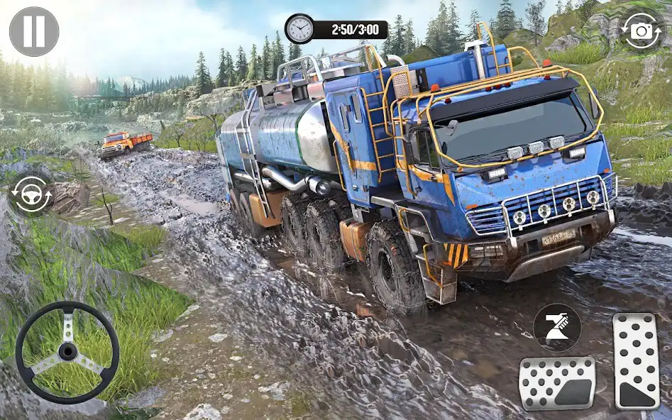 Play Offroad Mud Truck Driving Game as an online game Offroad Mud Truck Driving Game with UptoPlay