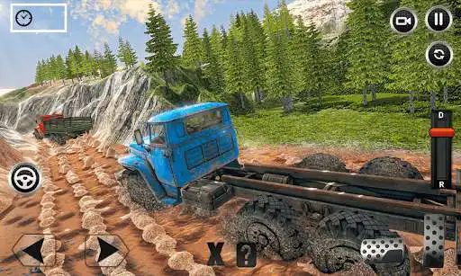 Play Offroad Mud Truck Driving Sim as an online game Offroad Mud Truck Driving Sim with UptoPlay