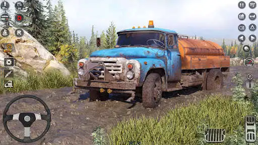 Play Offroad Mud Truck Simulator 3D as an online game Offroad Mud Truck Simulator 3D with UptoPlay