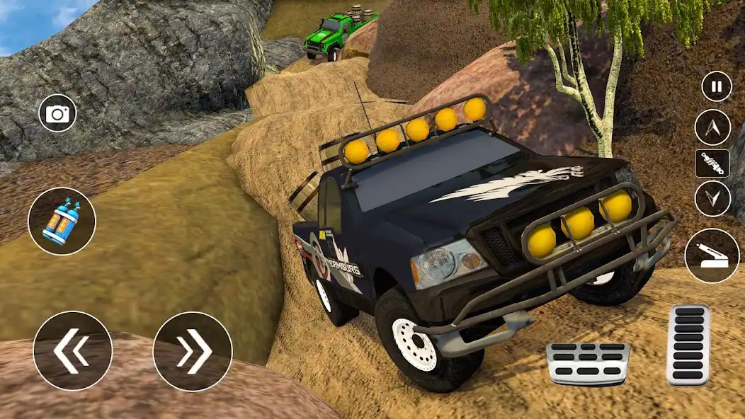 Play Offroad Pickup Truck Sim Game as an online game Offroad Pickup Truck Sim Game with UptoPlay