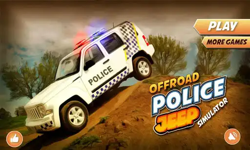 Play Offroad Police Jeep Simulator as an online game Offroad Police Jeep Simulator with UptoPlay