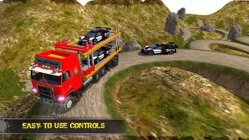 Play OffRoad Police Transporter Truck Games as an online game OffRoad Police Transporter Truck Games with UptoPlay