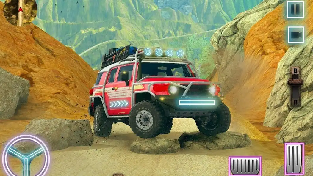 Play Offroad Prado Jeep Driving Sim as an online game Offroad Prado Jeep Driving Sim with UptoPlay