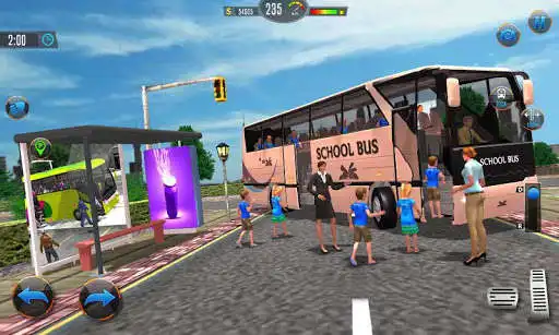 Play Offroad School Bus Driver Game as an online game Offroad School Bus Driver Game with UptoPlay