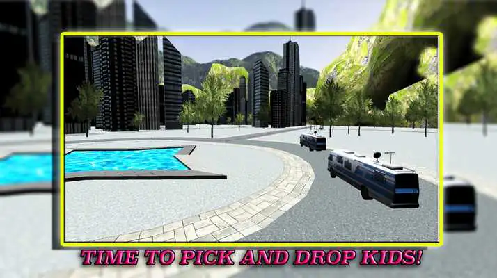 Play Offroad School Bus hill climb