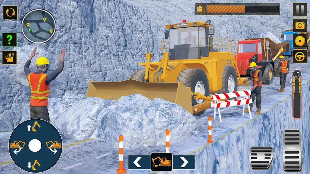 Play Offroad Snow City Construction as an online game Offroad Snow City Construction with UptoPlay